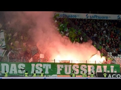 Bremer Pyroshow in Darmstadt (SV Darmstadt 98 - Werder Bremen 2:1 | 22.09.15)